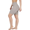 image:image90 Degree By Reflex Womens High Waisted Biker Shorts with Side Pockets Workout Shorts 5 7 9Satellite 9