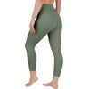 image:image90 Degree By Reflex Womens High Waisted Capri Legging Side Pocket Squat Proof Gym Workout Yoga PantBay Leaf