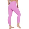 image:image90 Degree By Reflex Womens High Waisted Capri Legging Side Pocket Squat Proof Gym Workout Yoga PantOpera Mauve