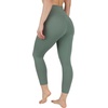 image:image90 Degree By Reflex Womens High Waisted Leggings Capri Workout Yoga PantsBay Leaf