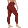 image:image90 Degree By Reflex Womens High Waisted Leggings Capri Workout Yoga PantsBurnt Raspberry