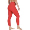 image:image90 Degree By Reflex Womens High Waisted Leggings Capri Workout Yoga PantsCayenne