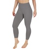 image:image90 Degree By Reflex Womens High Waisted Leggings Capri Workout Yoga PantsNight Owl