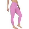 image:image90 Degree By Reflex Womens High Waisted Leggings Capri Workout Yoga PantsOpera Mauve