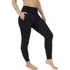 image:image90 Degree By Reflex Womens Jogger Pants Athletic High Waisted Running Sweatpants Workout Jogger with Zippered PocketsBlack