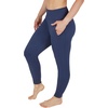 image:image90 Degree By Reflex Womens Jogger Pants Athletic High Waisted Running Sweatpants Workout Jogger with Zippered PocketsMood Indigo