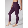 image:image90 Degree By Reflex Womens Leggings High Waisted Elastic Free Ankle Length with Side PocketsBlack Cherry