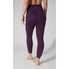 image:image90 Degree By Reflex Womens Leggings High Waisted Elastic Free Ankle Length with Side PocketsBlack Cherry