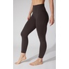 image:image90 Degree By Reflex Womens Leggings High Waisted Elastic Free Ankle Length with Side PocketsChocolate Mousse