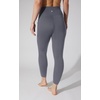 image:image90 Degree By Reflex Womens Leggings High Waisted Elastic Free Ankle Length with Side PocketsStorm Cloud