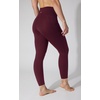 image:image90 Degree By Reflex Womens Leggings High Waisted Elastic Free Ankle Length with Side PocketsWindsor Wine