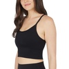 image:image90 Degree By Reflex Womens Seamless Cami Longline Bra  Round Neck Workout Racerback Tank Top2pk  Black  Black