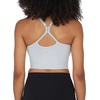 image:image90 Degree By Reflex Womens Seamless Cami Longline Bra  Round Neck Workout Racerback Tank Top2pk  Heather Grey  Black