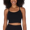 image:image90 Degree By Reflex Womens Seamless Cami Longline Bra  Round Neck Workout Racerback Tank Top2pk  Heather Grey  Black