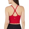 image:image90 Degree By Reflex Womens Seamless Cami Longline Bra  Round Neck Workout Racerback Tank Top2pk  Scorpio Red  Black