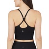 image:image90 Degree By Reflex Womens Seamless Cami Longline Bra  Round Neck Workout Racerback Tank Top2pk  White  Black