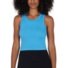 image:image90 Degree By Reflex Womens Seamless Tank Ribbed Fitted Racerback WaistLength Top 3 PackAll AboardWhiteHeather Grey