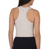 image:image90 Degree By Reflex Womens Seamless Tank Ribbed Fitted Racerback WaistLength Top 3 PackCrystal GrayAntlerShopping Bag