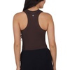 image:image90 Degree By Reflex Womens Seamless Tank Ribbed Fitted Racerback WaistLength Top 3 PackCrystal GrayAntlerShopping Bag