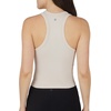 image:image90 Degree By Reflex Womens Seamless Tank Ribbed Fitted Racerback WaistLength Top 3 PackDark ForestHtrgreyCrystal Gray