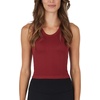 image:image90 Degree By Reflex Womens Seamless Tank Ribbed Fitted Racerback WaistLength Top 3 PackRusset BrownCrystal GraySatellite