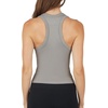 image:image90 Degree By Reflex Womens Seamless Tank Ribbed Fitted Racerback WaistLength Top 3 PackRusset BrownCrystal GraySatellite