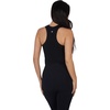 image:image90 Degree By Reflex Womens Seamless Tank Ribbed Fitted Racerback WaistLength Top 3 PackWhiteHeather GreyBlack