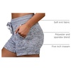 image:image90 Degree By Reflex Womens Soft Sweat Shorts High Waisted Drawstring Lounge Shorts with PocketsHeather Grey