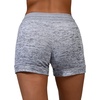 image:image90 Degree By Reflex Womens Soft Sweat Shorts High Waisted Drawstring Lounge Shorts with PocketsHeather Grey 3 Pack