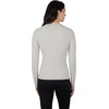 image:image90 Degree by Reflex Womens Long Sleeve Top Contour Sculpt Fitted Crew Workout ShirtShadow RockChocolate Mousse