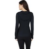 image:imageYogalicious FullZip Lightweight Hooded Running Workout Yoga Lux Jacket with PocketsBlack