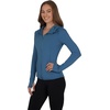image:imageYogalicious FullZip Lightweight Hooded Running Workout Yoga Lux Jacket with PocketsBlue Fusion
