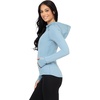 image:imageYogalicious FullZip Lightweight Hooded Running Workout Yoga Lux Jacket with PocketsFaded Denim