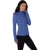 image:imageYogalicious FullZip Lightweight Hooded Running Workout Yoga Lux Jacket with PocketsGray Blue