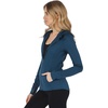 image:imageYogalicious FullZip Lightweight Hooded Running Workout Yoga Lux Jacket with PocketsOcean Silk
