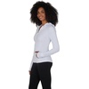 image:imageYogalicious FullZip Lightweight Hooded Running Workout Yoga Lux Jacket with PocketsWhite