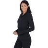 image:imageYogalicious Half Zip Lightweight Workout Long Sleeve Athletic Jacket with Front Pockets and ThumbholesBlack