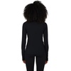 image:imageYogalicious Half Zip Lightweight Workout Long Sleeve Athletic Jacket with Front Pockets and ThumbholesClassic Black