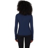 image:imageYogalicious Half Zip Lightweight Workout Long Sleeve Athletic Jacket with Front Pockets and ThumbholesDark Navy