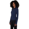 image:imageYogalicious Half Zip Lightweight Workout Long Sleeve Athletic Jacket with Front Pockets and ThumbholesDark Navy
