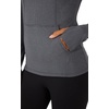 image:imageYogalicious Half Zip Lightweight Workout Long Sleeve Athletic Jacket with Front Pockets and ThumbholesHeather Charcoal