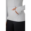 image:imageYogalicious Half Zip Lightweight Workout Long Sleeve Athletic Jacket with Front Pockets and ThumbholesHeather Light Grey
