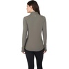 image:imageYogalicious Half Zip Lightweight Workout Long Sleeve Athletic Jacket with Front Pockets and ThumbholesMulled Basil