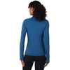 image:imageYogalicious Half Zip Lightweight Workout Long Sleeve Athletic Jacket with Front Pockets and ThumbholesOcean Indigo