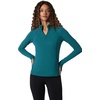 image:imageYogalicious Half Zip Lightweight Workout Long Sleeve Athletic Jacket with Front Pockets and ThumbholesPacific