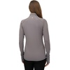 image:imageYogalicious Half Zip Lightweight Workout Long Sleeve Athletic Jacket with Front Pockets and ThumbholesSmoked Pearl