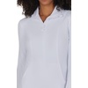 image:imageYogalicious Half Zip Lightweight Workout Long Sleeve Athletic Jacket with Front Pockets and ThumbholesWhite