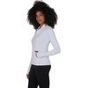 image:imageYogalicious Half Zip Lightweight Workout Long Sleeve Athletic Jacket with Front Pockets and ThumbholesWhite