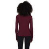 image:imageYogalicious Half Zip Lightweight Workout Long Sleeve Athletic Jacket with Front Pockets and ThumbholesWindsor Wine