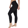 image:imageYogalicious High Waist Ankle Legging Squat Proof Criss Cross VBack PantBlack